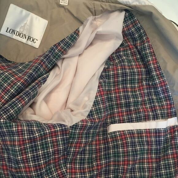 London Fog M jacket coat cream or off- white - Picture 8 of 8